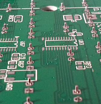 LED inserted PCB back