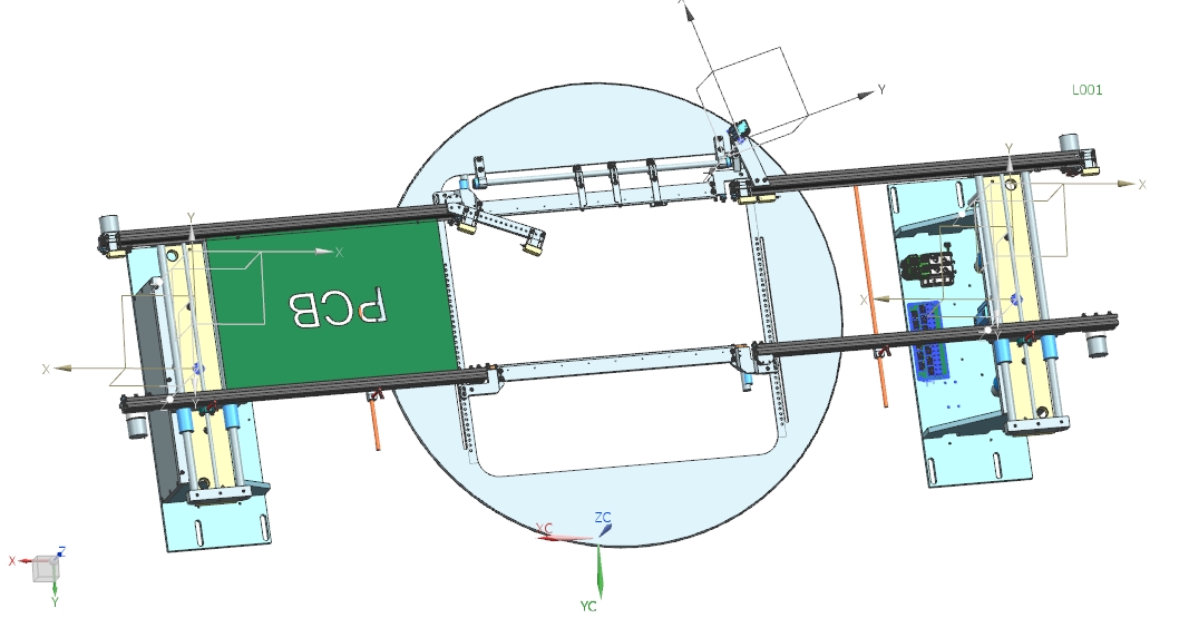 PCB Board handling system for Auto Insertion machine automatic PCB loading and unloading