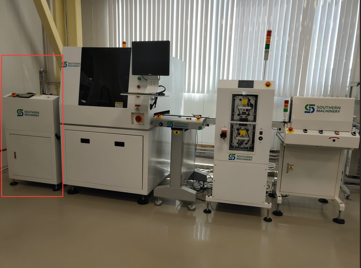 Layout of S-V500 bare board vacuum loader