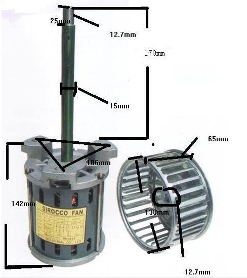 High temperature motor for SMT reflow oven machine