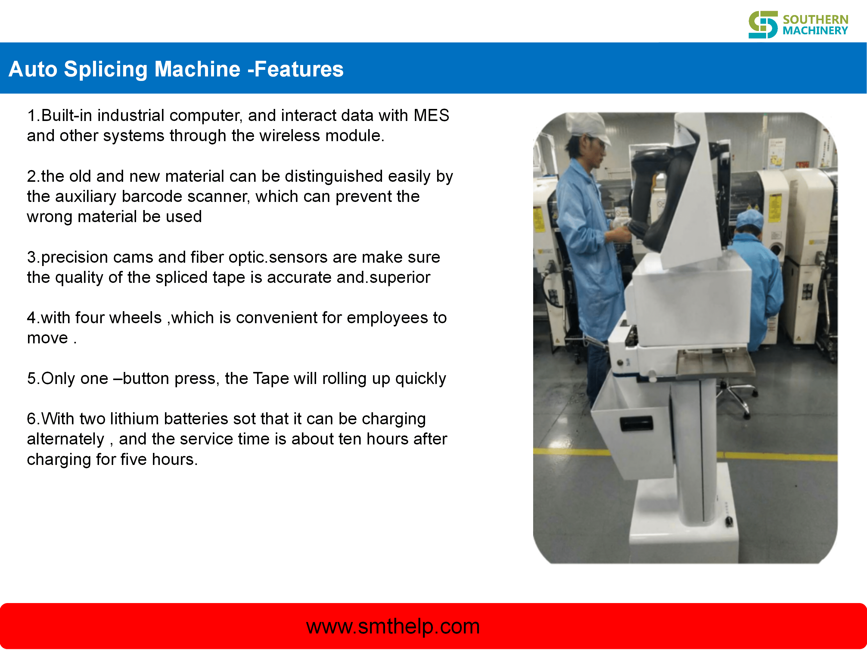 SMT AUTOMATIC SPLICING MACHINE(MES)