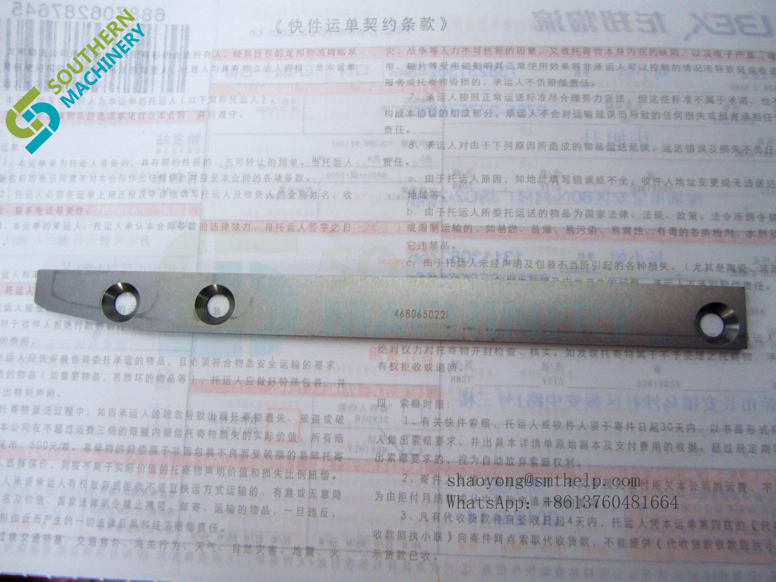 468065022 Universal Instruments AI Spare Parts.Made in China High quality Panasonic AI spare parts. (Auto Insertion Machine) shaoyong@smthelp.net