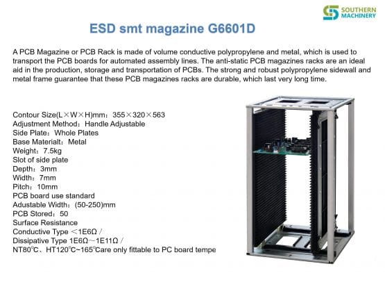 SMT PCB ESD Magazine Rack   G6601D 355×320×563 - 图片 3