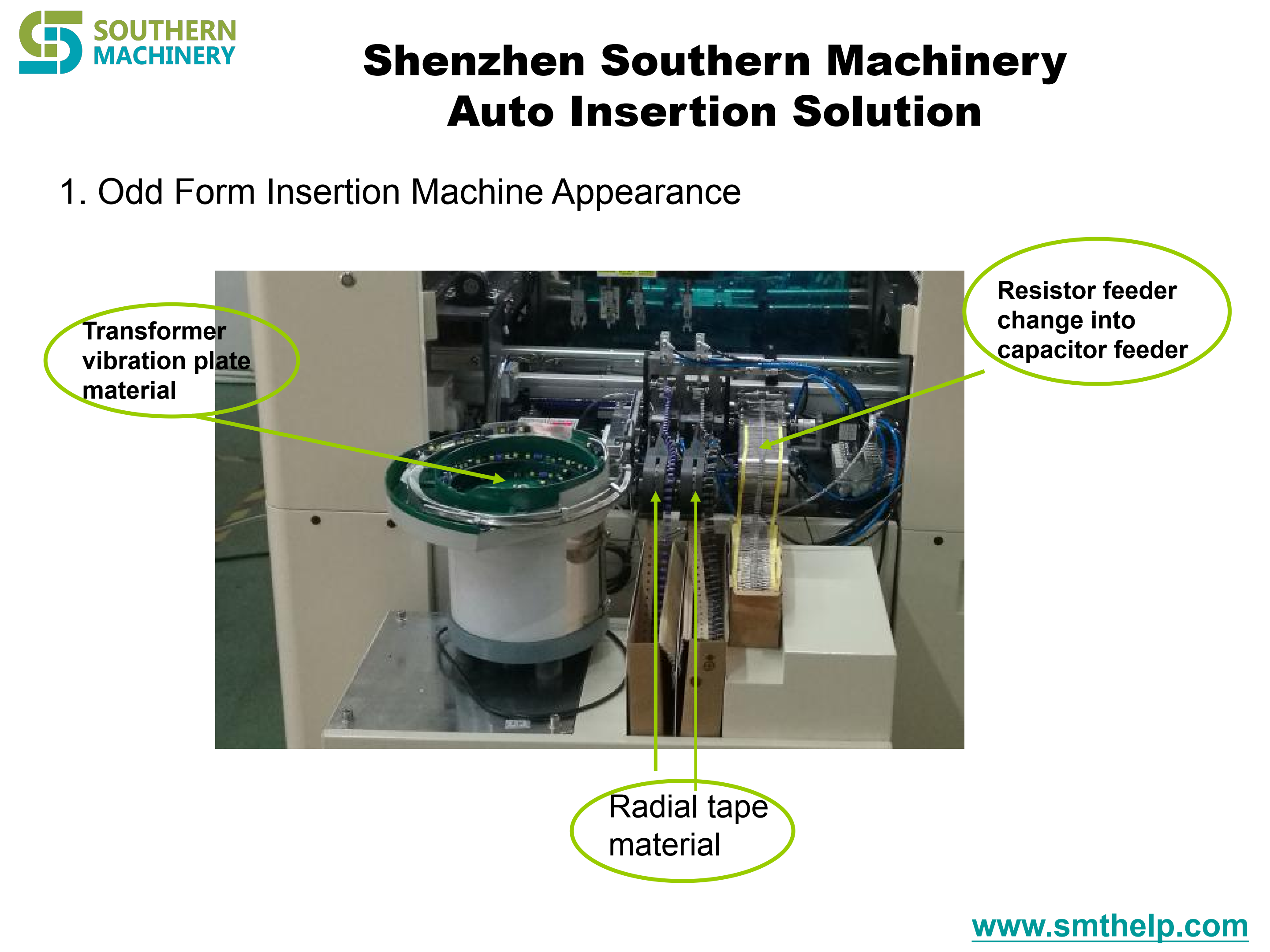 S-70LD Odd Form Insertion Machine