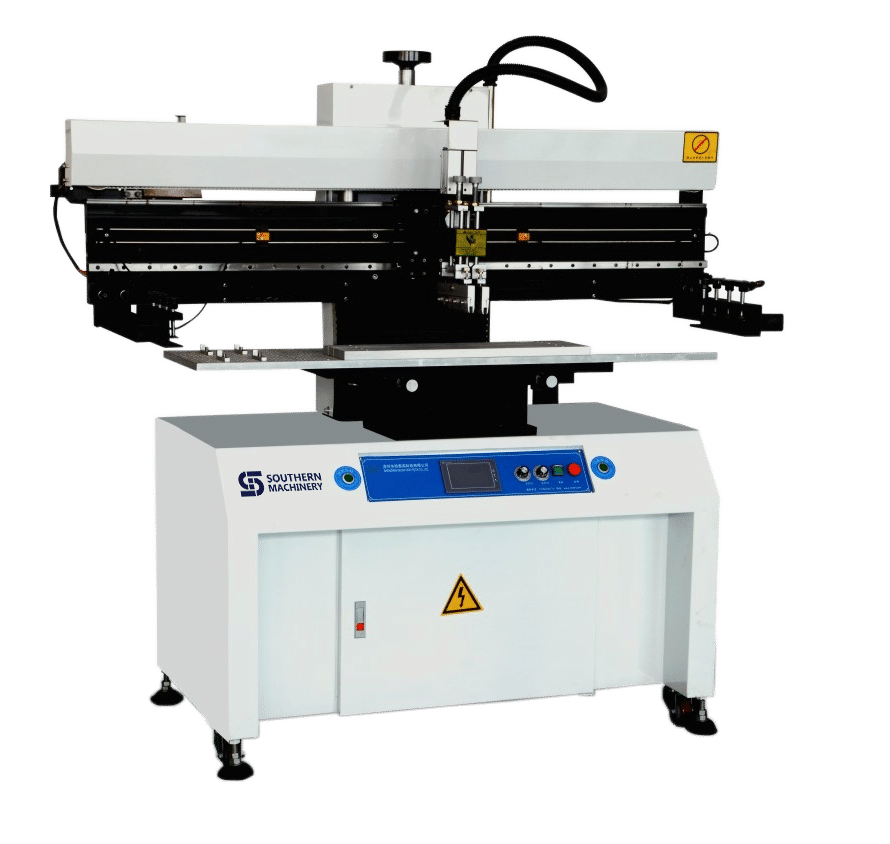 Semi-Auto Screen Printer SP-1200 for 1.2M LED assembly.