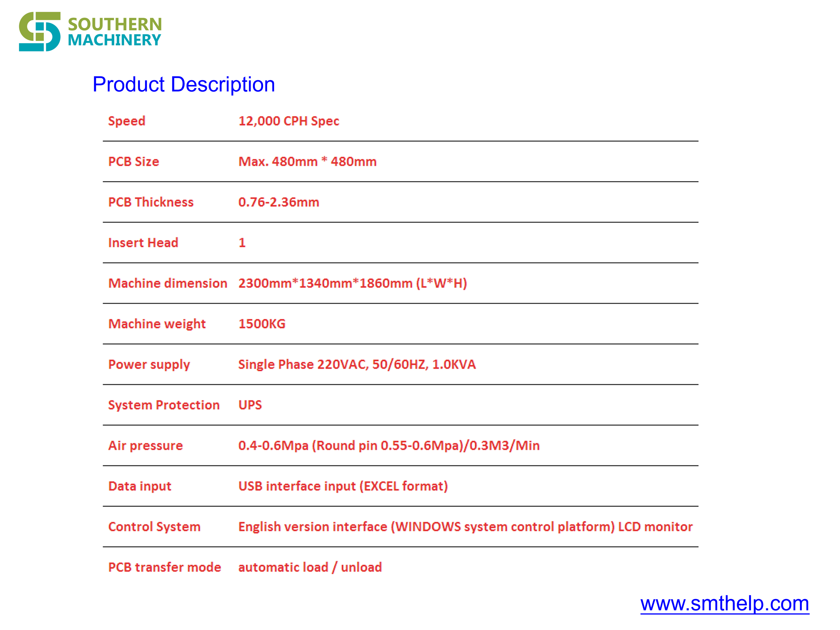 S-7000 Pin Insertion Machine