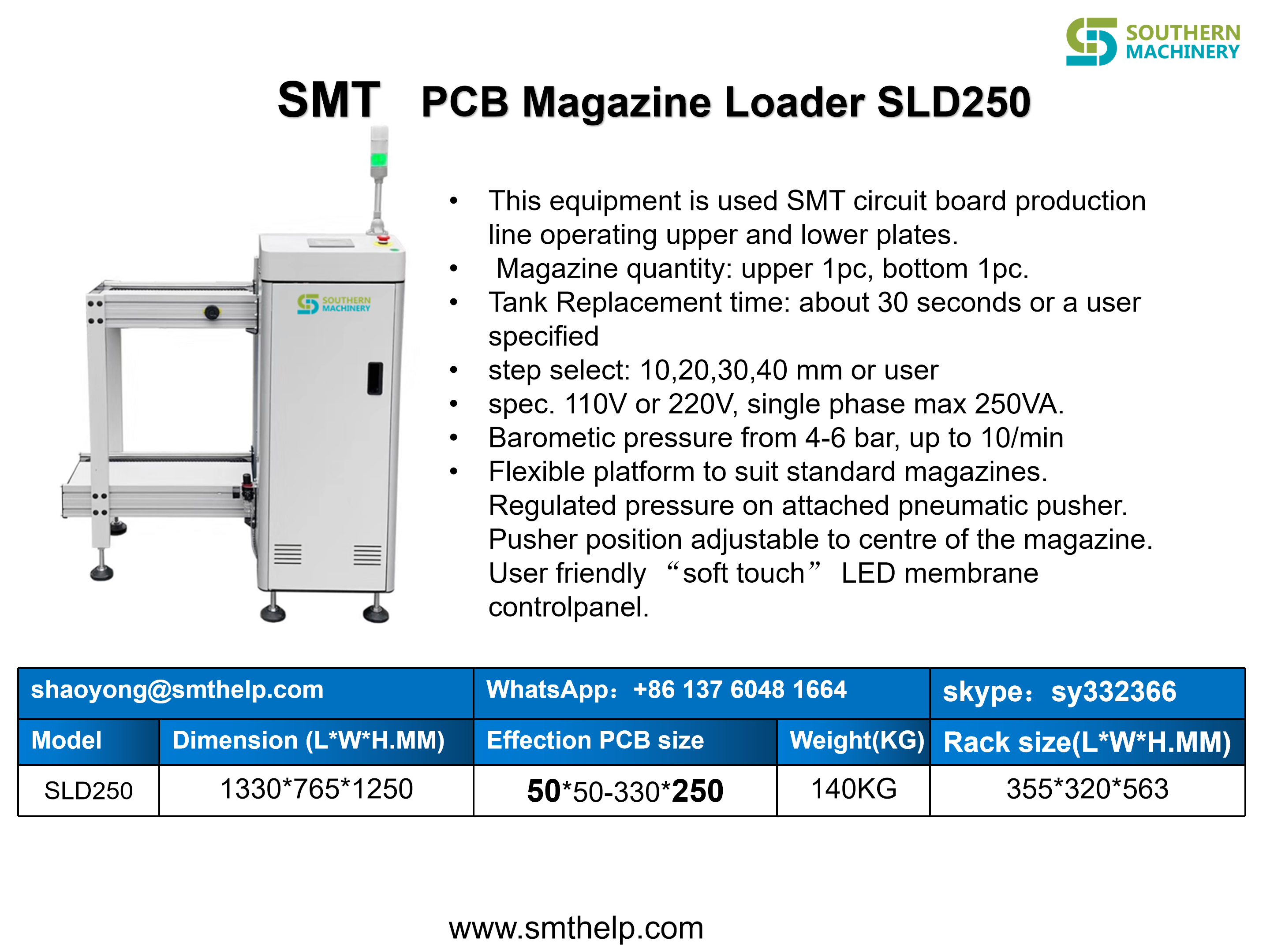 SMT PCB Magazine Unloader SUL-390 - 图片 2