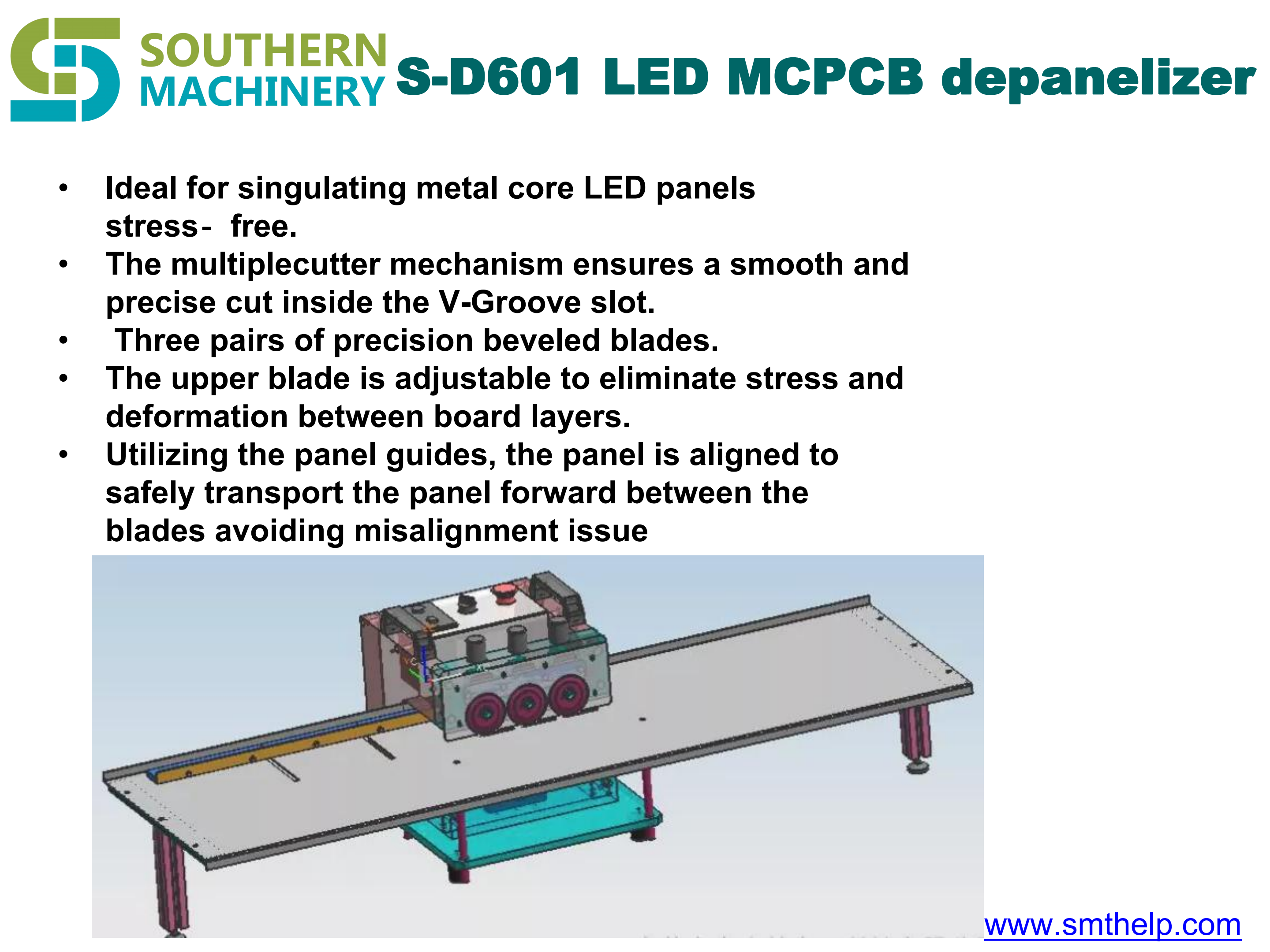 S-D601 LED MCPCB Separator/Depanelizer - 图片 3