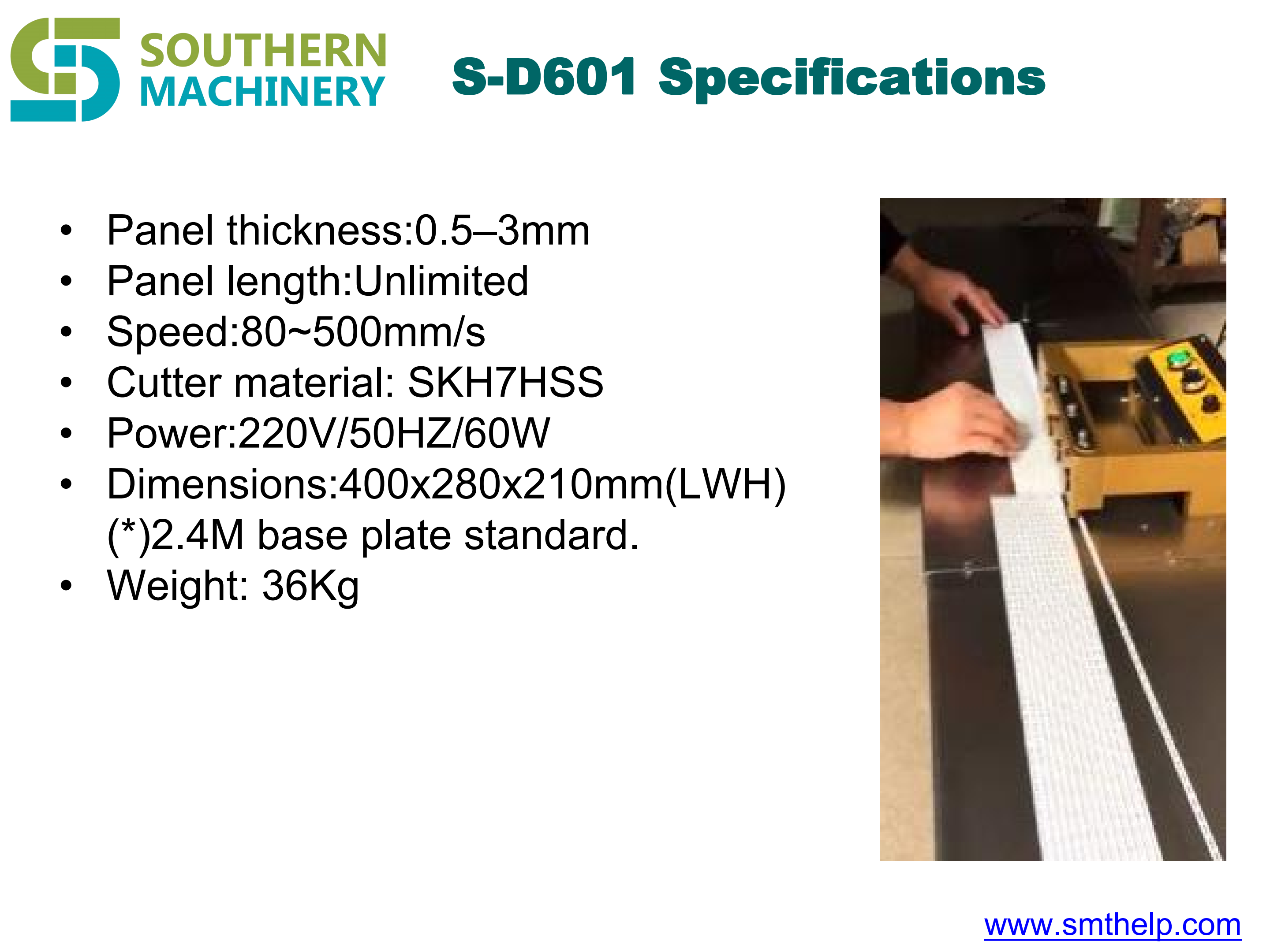 S-D601 LED MCPCB Separator/Depanelizer - 图片 4