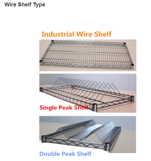 Muti- layer ESD Cart Shelf carbon steel wire shelf for storage electronics - 图片 5