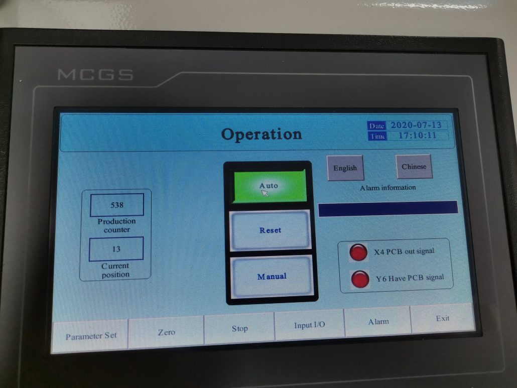 Loader English interface